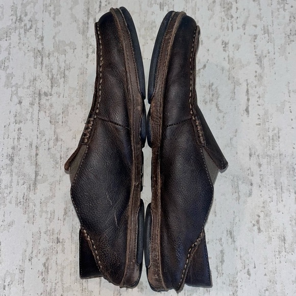 Olukai Mens Moloa Nubuck Leather Slip On Gel Insert Rubber Soles Shoes Size 13 - Picture 16 of 16